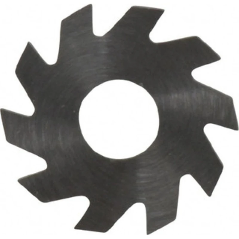 RobbJack 3/4 x 0.0312, 1/4 Arbor, 10-Tooth Solid Carbide Slitting & Slotting Saw Uncoated, RH Cut, Straight Teeth, Co...